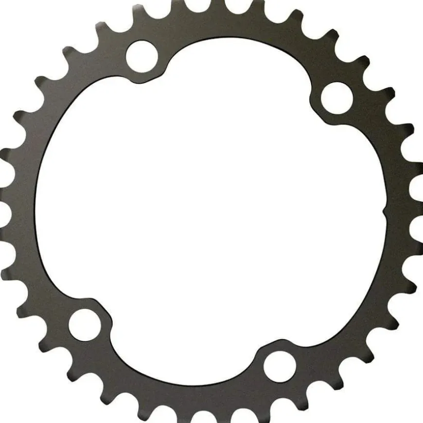 SRAM Force 2x12-Speed Inner Chainring - 33t, 107 BCD, 4-Bolt, Blast Black, For use with 46t Outer