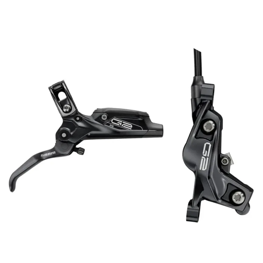 SRAM G2 RS Disc Brake Lever - Rear Hydraulic Post Mount Diffusion BLK Anodized A2