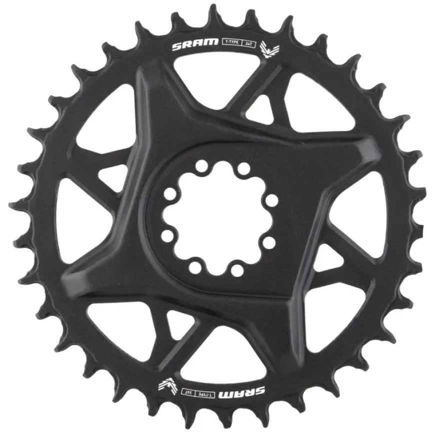 SRAM GX Eagle T-Type 12sp Boost DM Chainring 34t Black