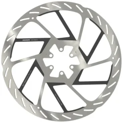 SRAM HS2 Disc Brake Rotor - 220mm 6-Bolt Rounded Silver/Black