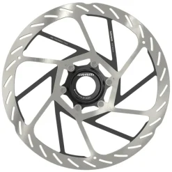 SRAM HS2 Disc Brake Rotor - 220mm Center Lock Rounded Silver/Black
