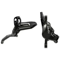 SRAM Level Silver Stealth Disc Brake Lever - Rear Post Mount 2-Piston Aluminum Lever SS Hardware BLK C1