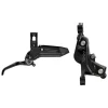 SRAM Level Silver Stealth Disc Brake Lever - Front Post Mount 4-Piston Aluminum Lever SS Hardware BLK C1