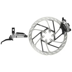 SRAM Maven Ultimate Stealth Disc Brake Lever - Front Post Mount 4-Piston Aluminum Lever Titanium Hardware BLK/Silver A1