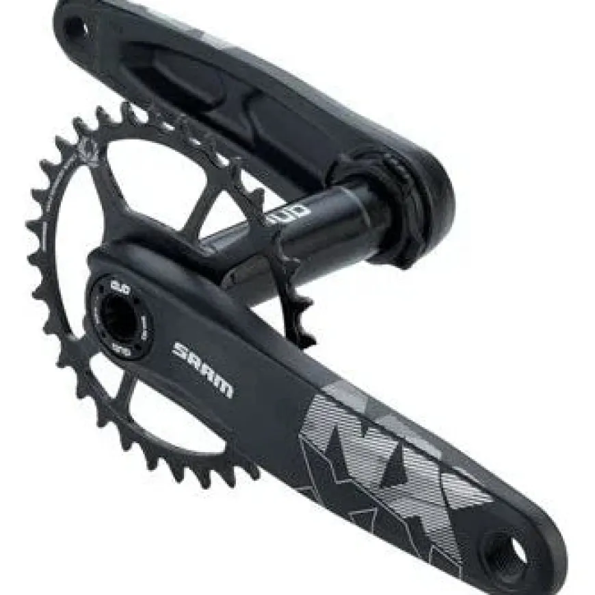 SRAM NX Eagle Bicycle Crankset - 170mm, 12-Speed, 32t, Direct Mount, DUB Spindle Interface