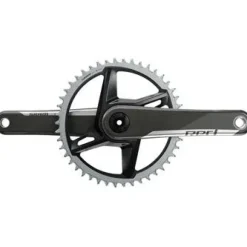 SRAM RED 1 AXS Bicycle Crankset - 172.5mm, 12-Speed, 46t, 8-Bolt Direct Mount, DUB Spindle Interface, Natural Carbon, D1