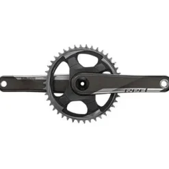 SRAM RED 1 AXS Bicycle Crankset - 175mm, 12-Speed, 40t, 8-Bolt Direct Mount, DUB Spindle Interface, Natural Carbon, D1