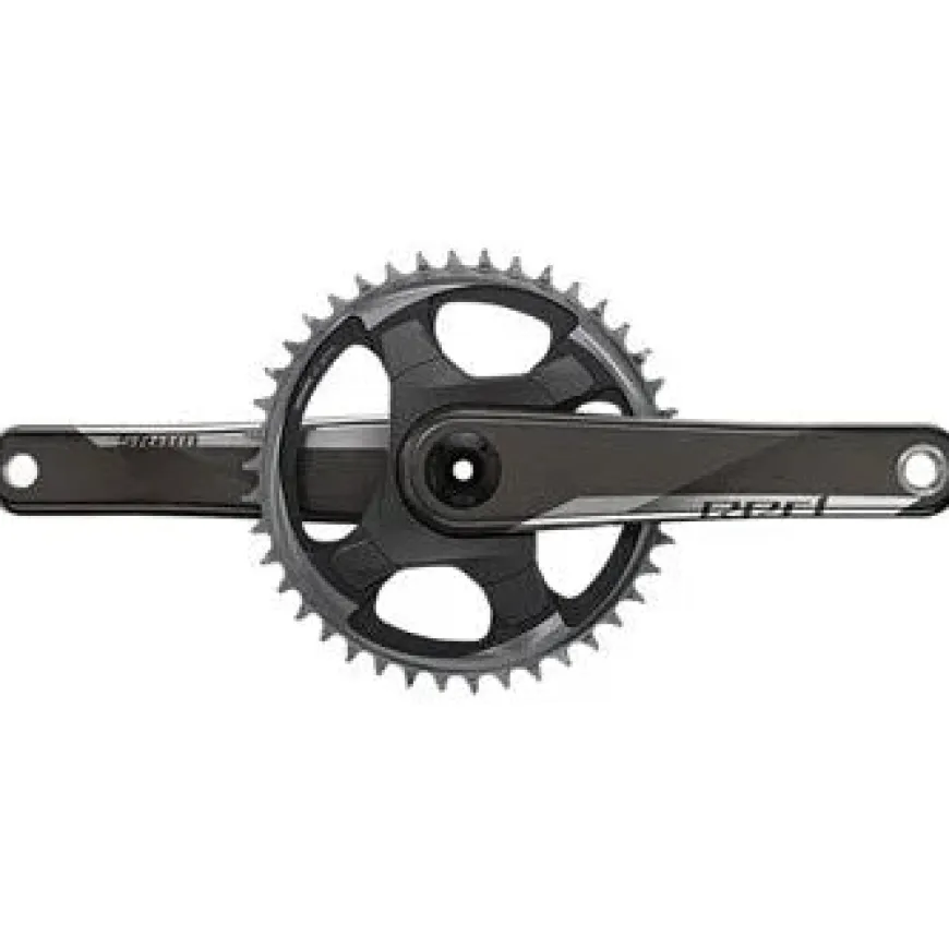 SRAM RED 1 AXS Bicycle Crankset - 175mm, 12-Speed, 40t, 8-Bolt Direct Mount, DUB Spindle Interface, Natural Carbon, D1