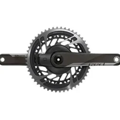 SRAM RED AXS Power Meter Bicycle Crankset - 175mm, 12-Speed, 46/33t, Direct Mount, DUB Spindle Interface, Natural Carbon, D1