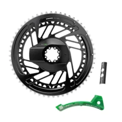 SRAM RED AXS 2x Power Meter Chainring Kit - 48/35t 2x12-Speed 8-Bolt Direct Mount BLK/Silver E1