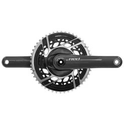 SRAM RED Crankset - 175mm 2x 12-Speed 48/35t 8-Bolt Direct Mount DUB Spindle Interface Natural Carbon E1