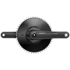 SRAM Red DUB 1x Aero E1 Crankset Speed: 12 Spindle: 28.99mm BCD: Direct Mount 8 Bolt 50 DUB 172.5mm Black Road