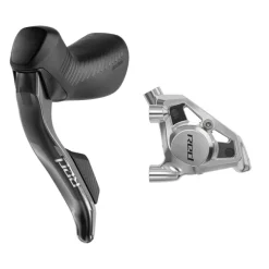 SRAM RED eTap AXS HRD Shift/Brake Lever Hydraulic Disc Caliper - Left/Front Flat Mount 20mm Offset 950mm Hose BLK E1