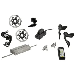 SRAM Red eTap AXS Road Groupset - 2x12-Speed HRD Shift/Brake Levers FM Calipers CL Rotors Chain F/R Derailleurs Hammerhead Karoo E1