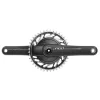 SRAM RED 1x XPLR AXS Power Meter Wide Crankset - 172.5mm 13-Speed 42t Threaded Mount 8-Bolt PM Spider DUB Spindle Natural Carbon E1