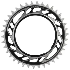 SRAM RED XPLR X-Sync Thread Mount Chainring - 38t 12/13-Speed Thread Mount For RED XPLR AXS PM Spider 6.5mm Offset BLK/Silver E1