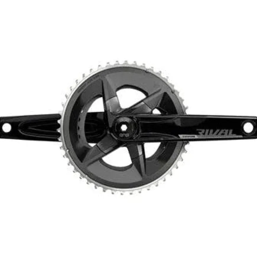 SRAM Rival AXS Bicycle Crankset - 170mm, 12-Speed, 48/35t, 107 BCD, DUB Spindle Interface, D1
