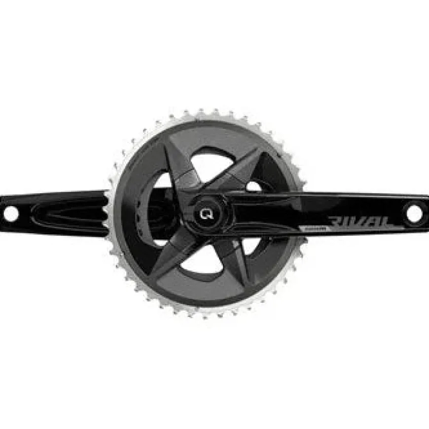 SRAM Rival AXS Wide Power Meter Bicycle Crankset - 170mm, 12-Speed, 43/30t Yaw, 94 BCD, DUB Spindle Interface, D1