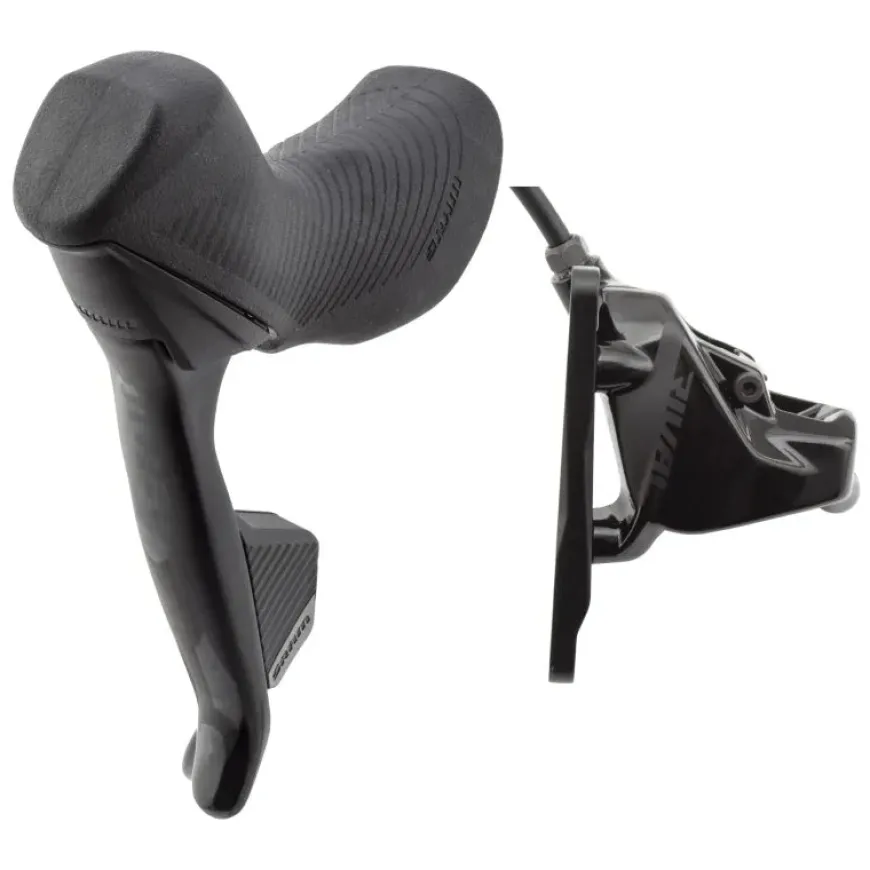 SRAM Rival eTap AXS HRD Shift/Brake Lever Hydraulic Disc Caliper - Left/Front Flat Mount 20mm Offset 950mm Hose BLK D1