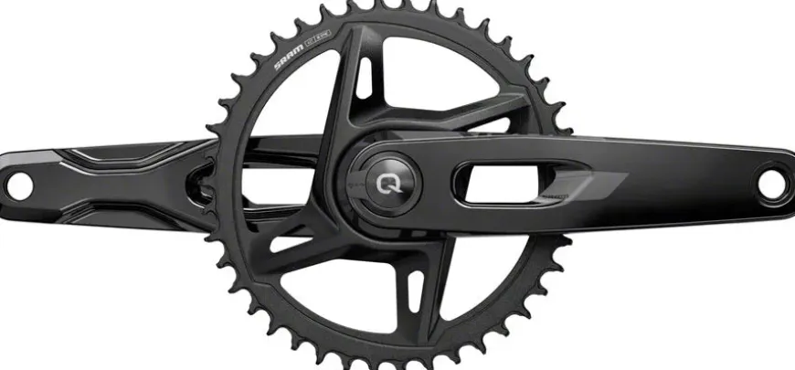 SRAM Rival 1x XPLR AXS Power Meter Wide Crankset - 172.5mm 12/13-Speed 42t 8-Bolt Direct Mount DUB PM Spindle Carbon E1