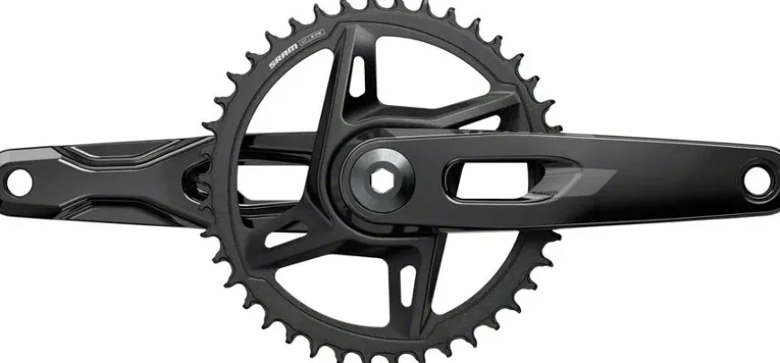 SRAM Rival 1x XPLR Wide Crankset - 170mm 12/13-Speed 42t 8-Bolt Direct Mount DUB Spindle BLK E1