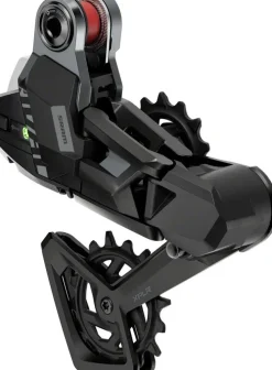 SRAM Rival XPLR AXS Rear Derailleur - For Rival XPLR 1x 13-Speed 46t Max UDH Hangerless Battery Not Included BLK/Silver E1