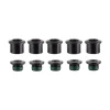 SRAM Road Double Chainring Aluminum Boltset 10 pieces BLK also fits Omnium Cranks