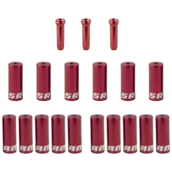 SRAM Sram Ferrule Kit Ferrule Kit 4mm/5mm Alloy Red