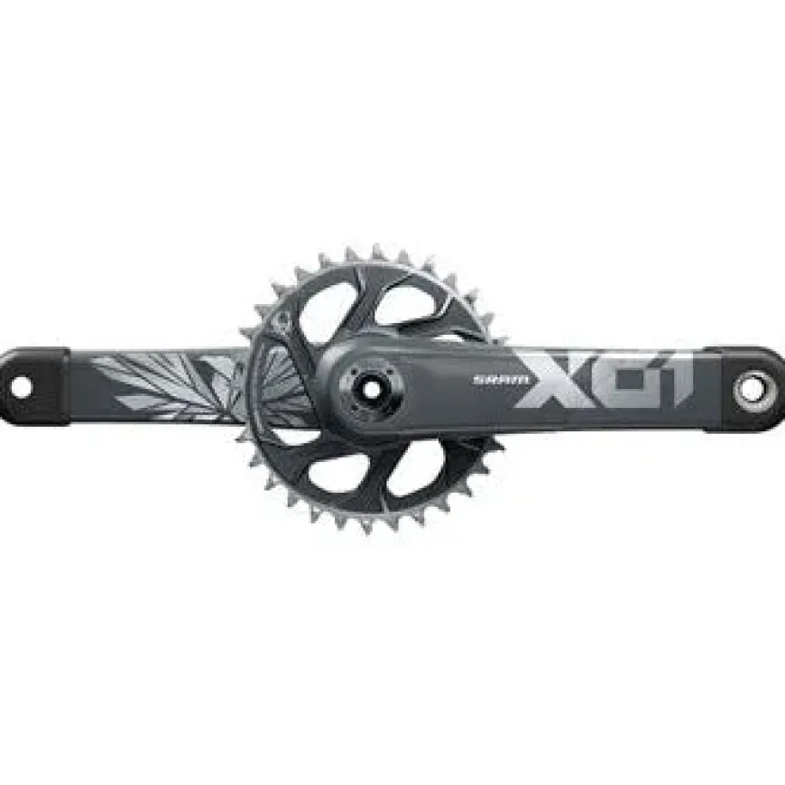 SRAM X01 Eagle Boost Bicycle Crankset - 165mm, 12-Speed, 32t, Direct Mount, DUB Spindle Interface, Lunar/Polar, C2