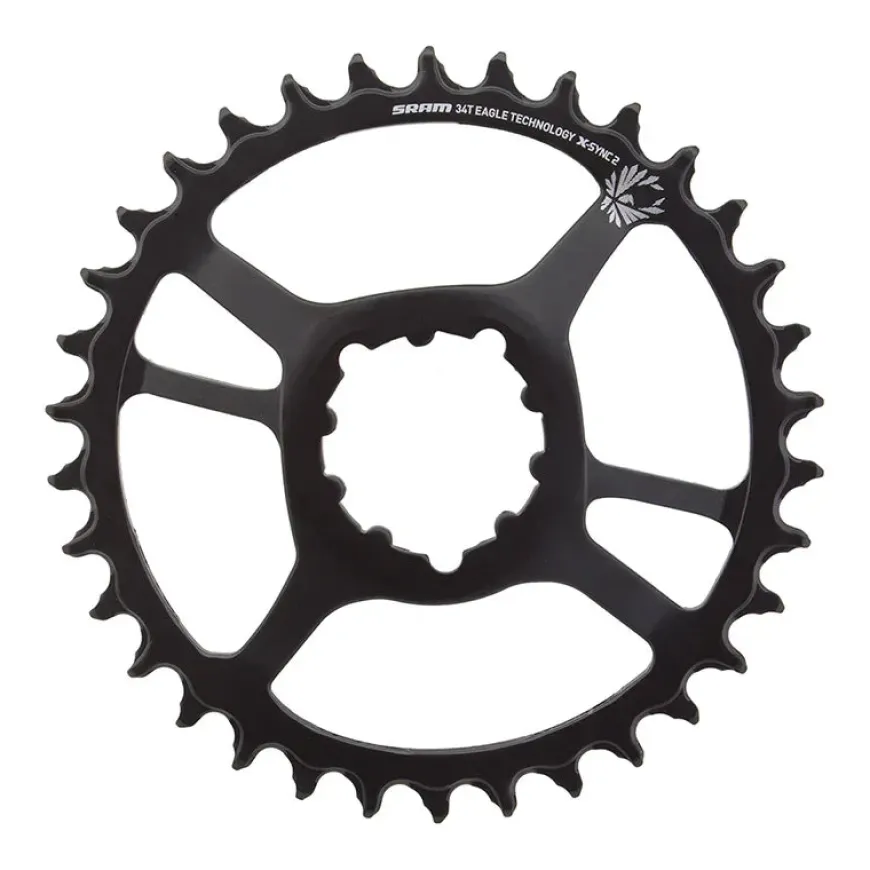 SRAM X-Sync 2 Eagle Steel Direct Mount Chainring 34T 6mm Offset