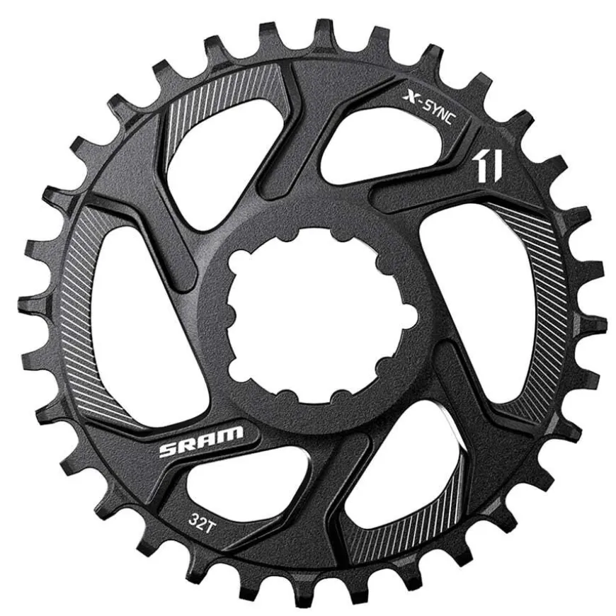 SRAM X-Sync Direct Mount Chainring - 28 Tooth 3mm Boost Offset 11-Speed BLK