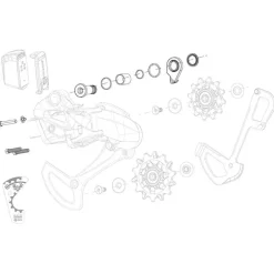 SRAM XX1 Eagle AXS Rear Derailleur B-Bolt and Limit Screw Kit