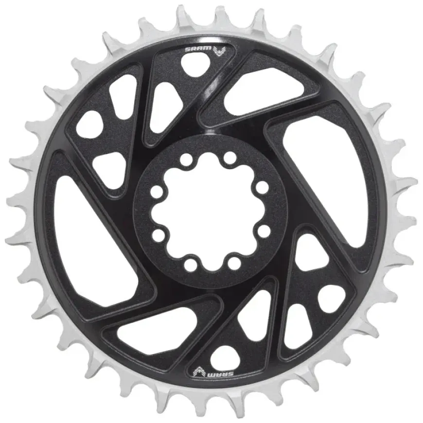 SRAM XX Eagle T-Type Direct Mount Chainring - 32t 12-Speed 8-Bolt Direct Mount 3mm Offset Aluminum BLK D1