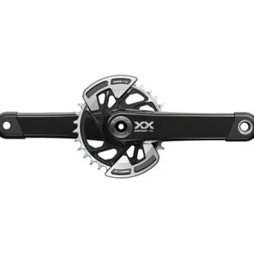 SRAM XX Eagle T-Type Wide Bicycle Crankset - 165mm, 12-Speed, 32t Chainring, Direct Mount, 2-Guards, DUB Spindle Interface