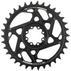 SRAM XX SL Eagle T-Type Direct Mount Chainring - 34t 12-Speed 8-Bolt Direct Mount 3mm Offset Aluminum BLK/Silver D1