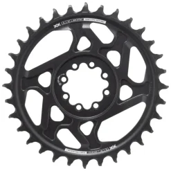 SRAM XX SL Eagle T-Type Direct Mount Chainring - 32t 12-Speed 8-Bolt Direct Mount 3mm Offset Aluminum BLK/Silver D1