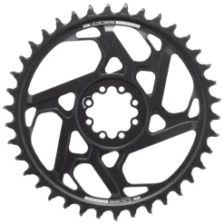 SRAM XX SL Eagle T-Type Direct Mount Chainring - 38t 12-Speed 8-Bolt Direct Mount 3mm Offset Aluminum BLK/Silver D1