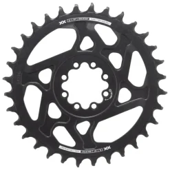 SRAM XX SL Eagle T-Type Direct Mount Chainring - 32t 12-Speed 8-Bolt Direct Mount 0mm Offset Aluminum BLK/Silver D1