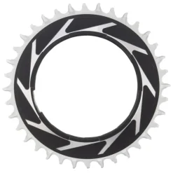 SRAM XX SL Eagle T-Type Thread Mount Chainring - 36t 12-Speed Thread Mount For XX SL PM Spider 3mm Offset Aluminum BLK/Silver