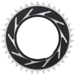 SRAM XX SL Eagle T-Type Thread Mount Chainring - 38t 12-Speed Thread Mount For XX SL PM Spider 0mm Offset Aluminum BLK/Silver