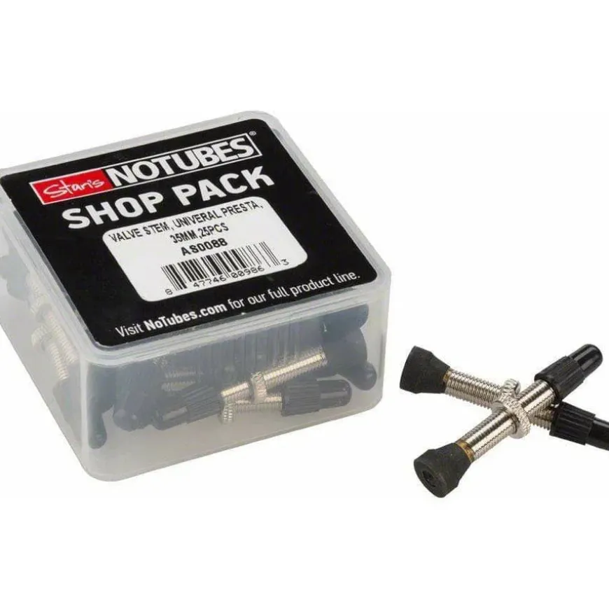 Stan's No Tubes Stans Tubeless Universal Valve Stems - Brass 35mm 25-pack