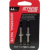 Stan's No Tubes Stans Tubeless Universal Valve Stems - Brass 44mm Pair