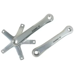 Sugino SG75 165mm SG75 Taper crankset silver