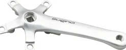 Sugino XD600 Tandem Crank Arm - 175mm Right Rear 110/74 BCD Square Taper JIS Spindle Interface Silver