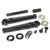 Sunday Saker V2 3-Piece Crankset - 155mm Right Hand/Left Hand Drive 19mm Mid Bottom Bracket BLK