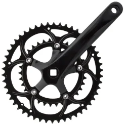 Sunlite Alloy Double 172.5x50/34 110 SQR JIS crankset black