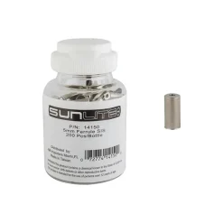 Sunlite Cable Ferrules SIS 5mm Alloy Silver Bottle of 200