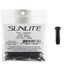 Sunlite Cable Tips Black Bag of 100