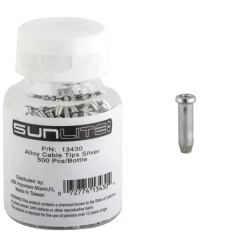 Sunlite Cable Tips Silver Bottle of 500