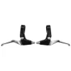 Sunlite Locking Levers Black/Silver Pair 3 Finger 22.2